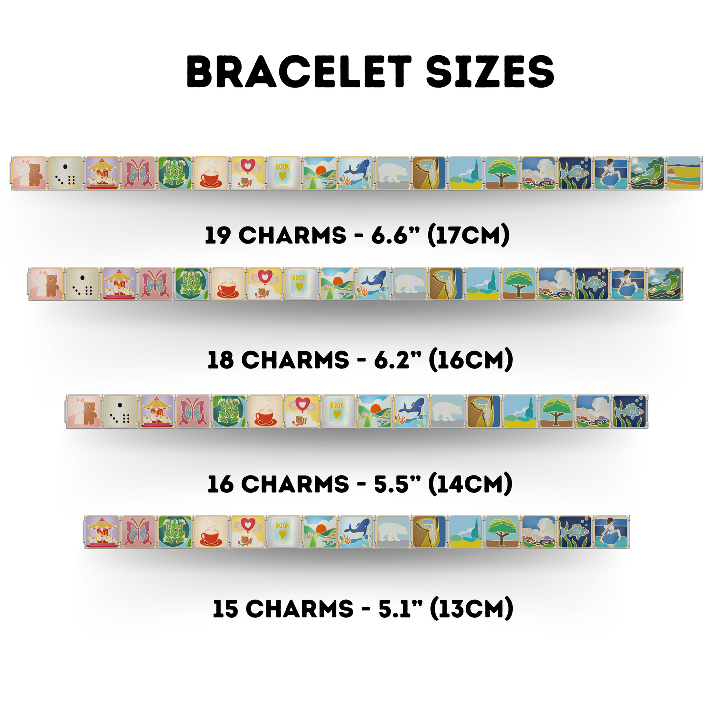 Silver Assorted - Italian Charms