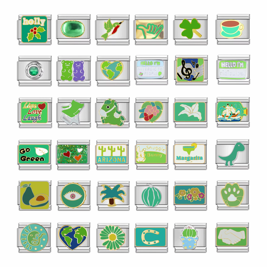 Green Aesthetic - Italian Charms