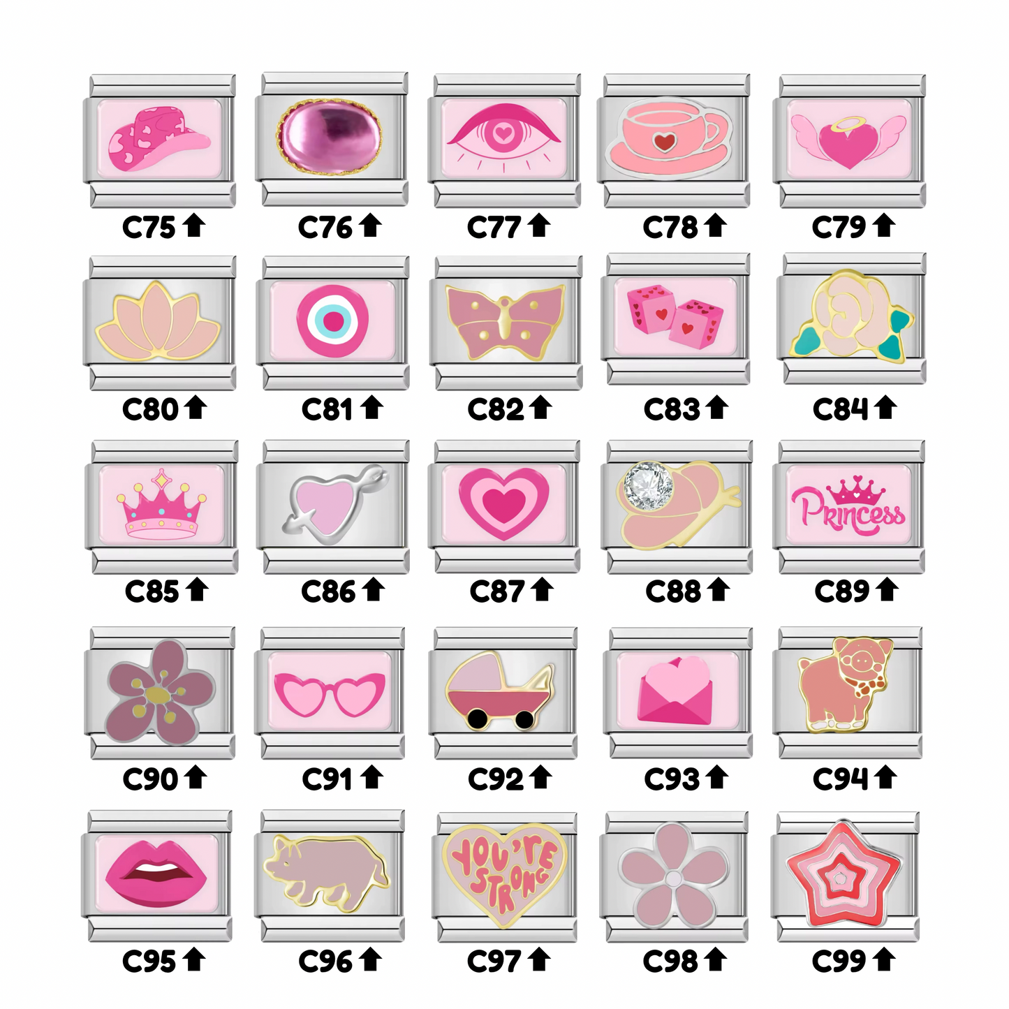 Pink Aesthetic - Italian Charms