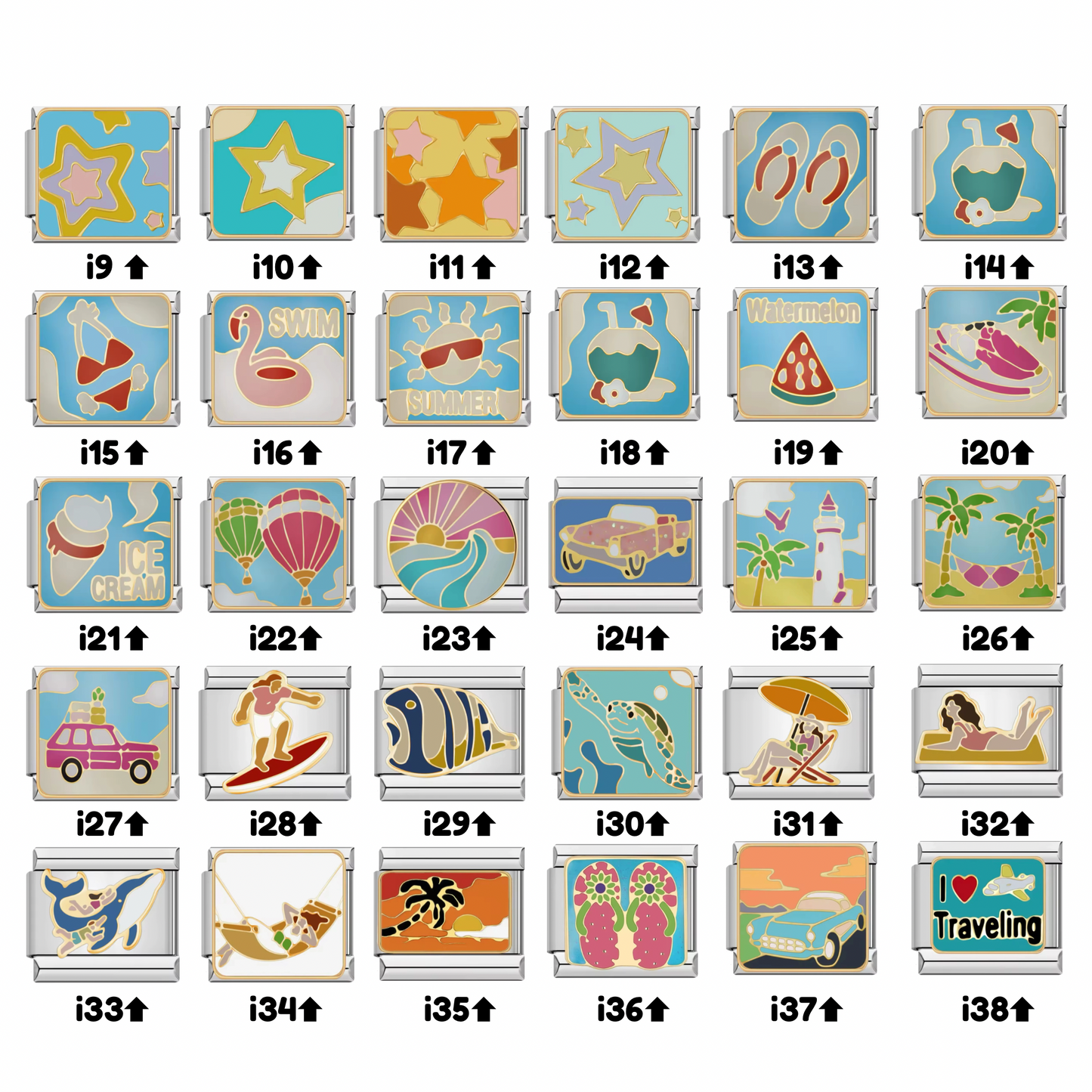 Beach Summer - Italian Charms