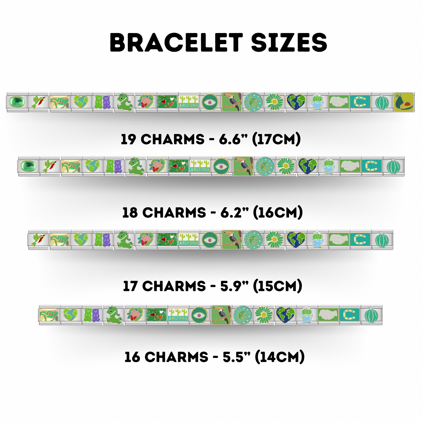 Green Aesthetic - Italian Charms