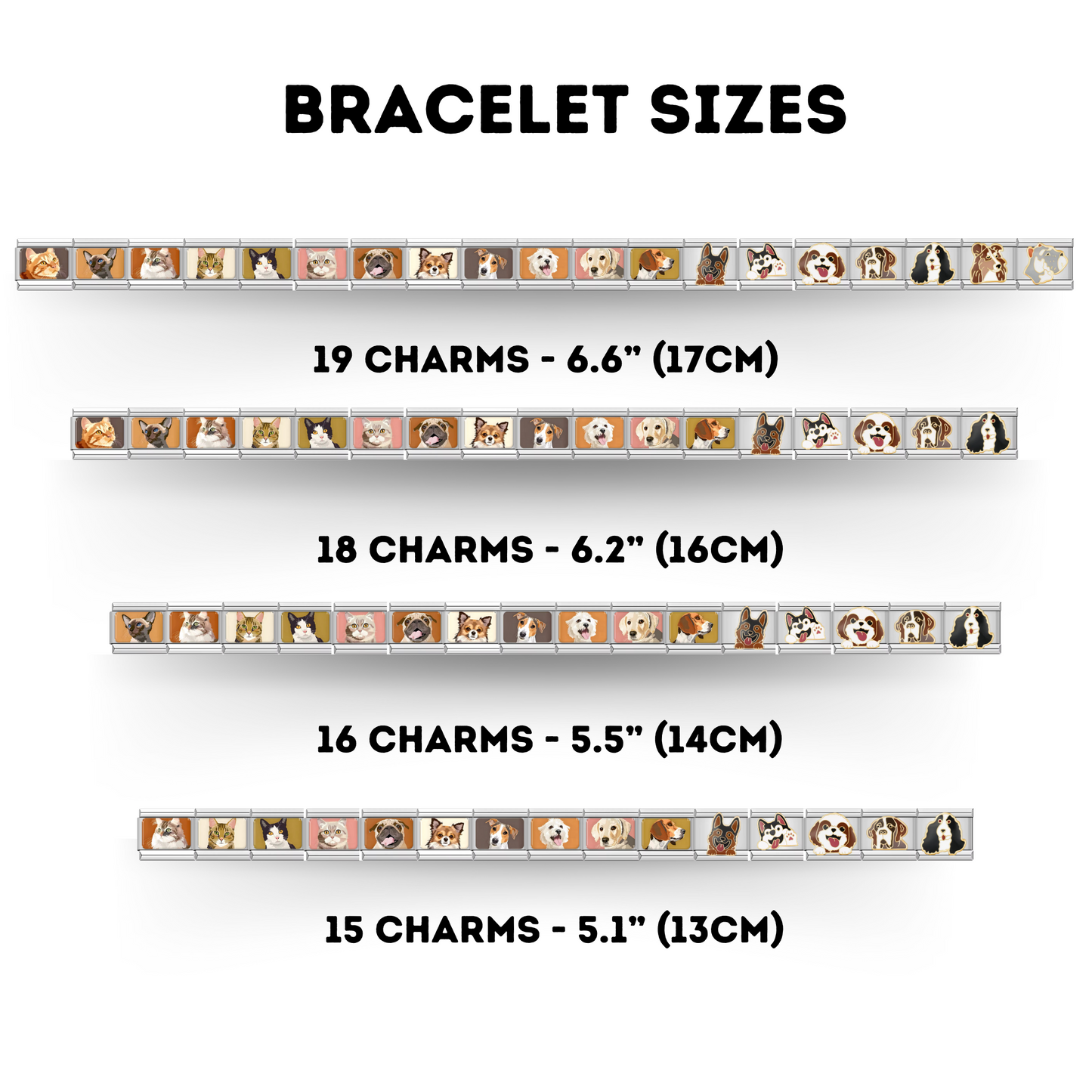 Silver Pets - Italian Charms