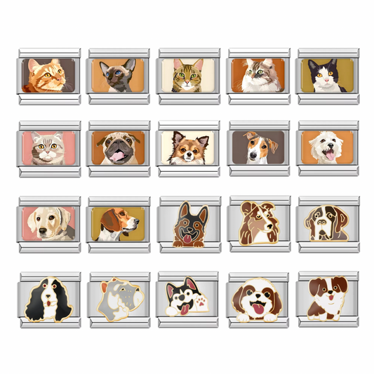 Silver Pets - Italian Charms