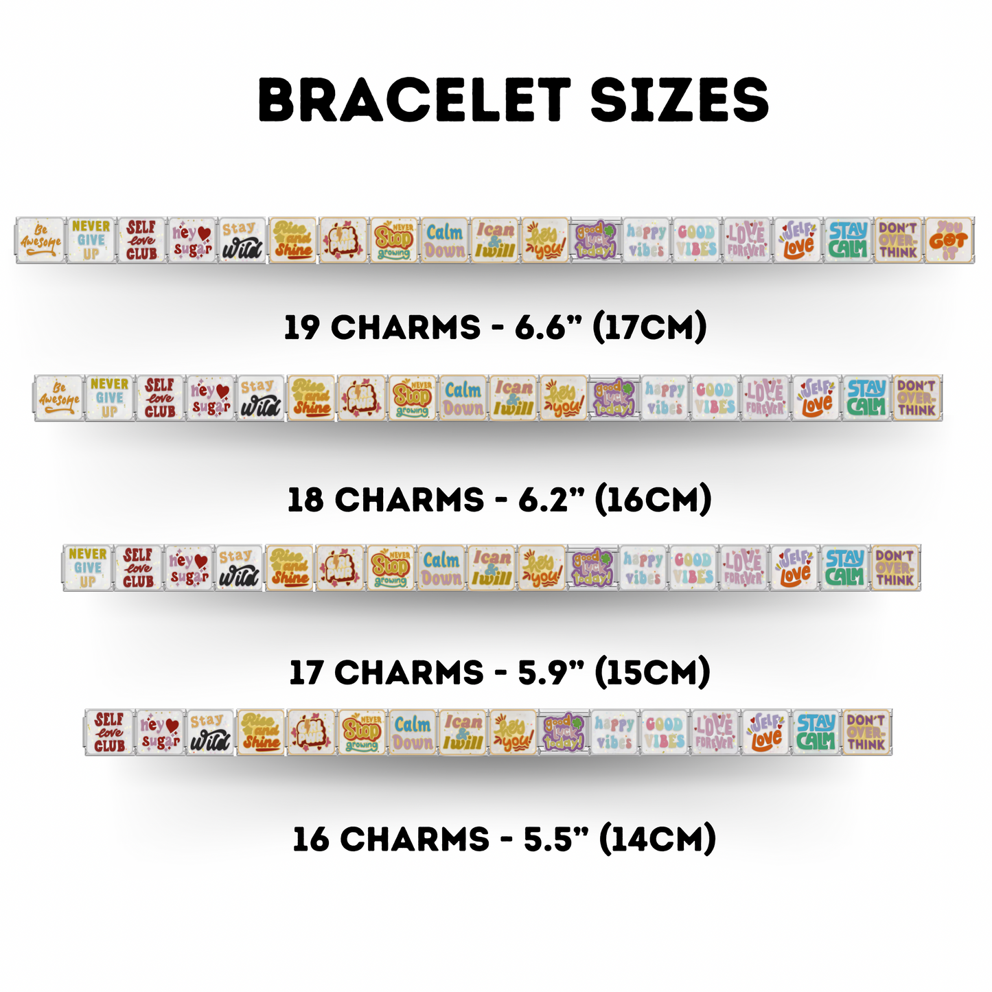 Positive Messages - Italian Charms